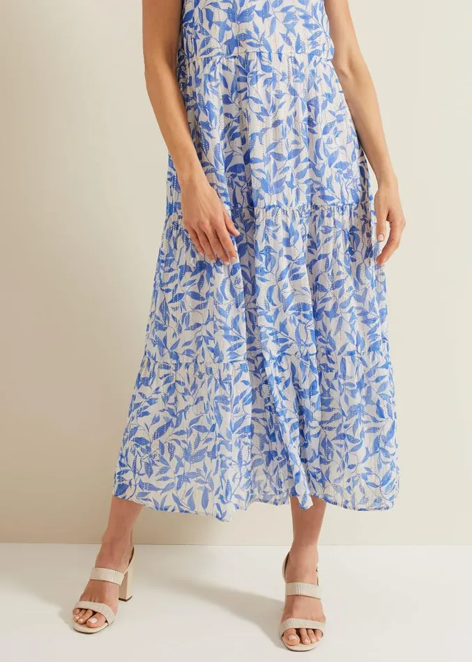 Sharron Sleeveless Midi Dress Navy Women Phase Eight Dresses
