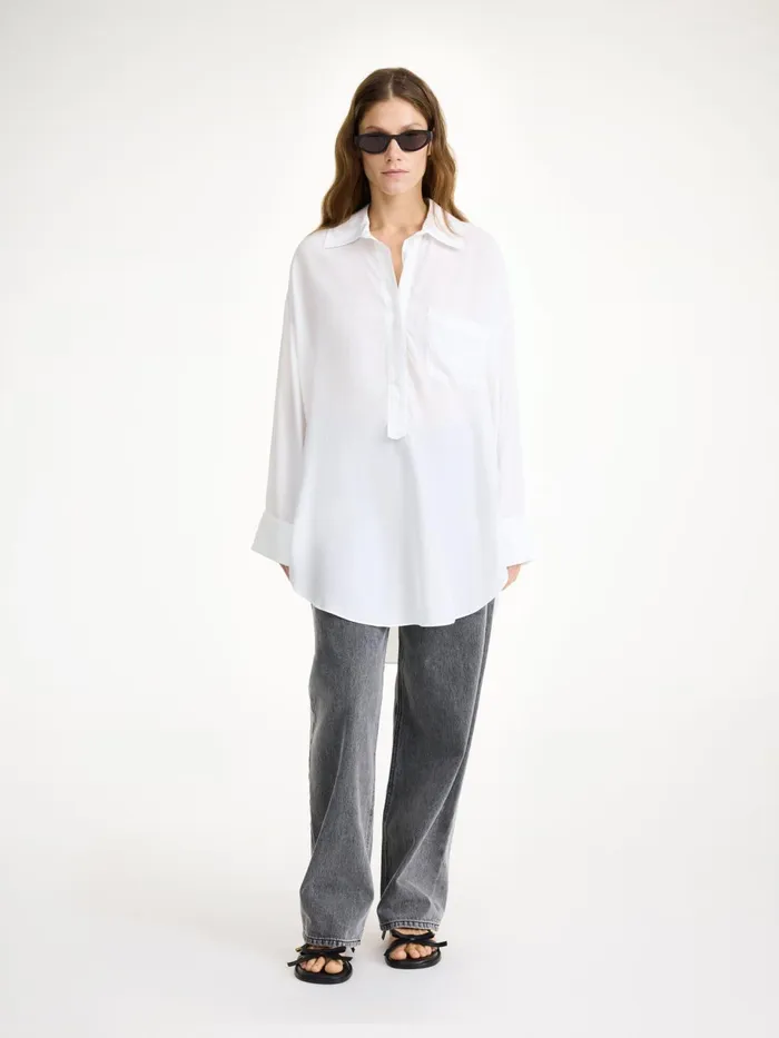 Shirts Women By Malene Birger Maye Shirt Soft White