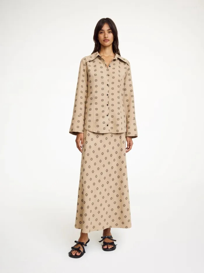 Shirts Women By Malene Birger Rosiannas Shirt Graphic Flower
