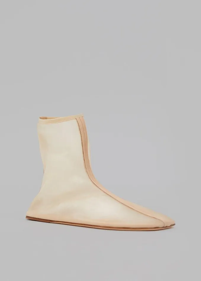 Shoes Women The Frankie Shop Christopher Esber Benson Ankle Boots 8211 Butter