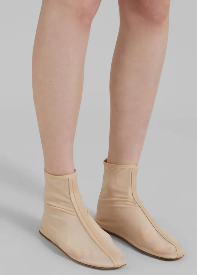 Shoes Women The Frankie Shop Christopher Esber Benson Ankle Boots 8211 Butter