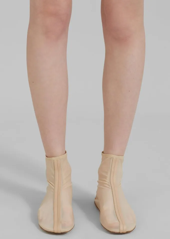 Shoes Women The Frankie Shop Christopher Esber Benson Ankle Boots 8211 Butter