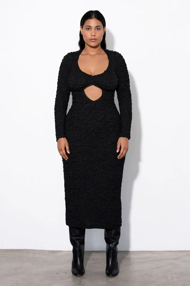 Shop Extended Sizes Mara Hoffman Extended Dione Dress Black Shop Extended Sizes Mara Hoffman Extended Dione Dress Black