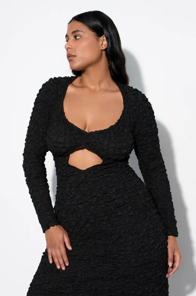 Shop Extended Sizes Mara Hoffman Extended Dione Dress Black Shop Extended Sizes Mara Hoffman Extended Dione Dress Black