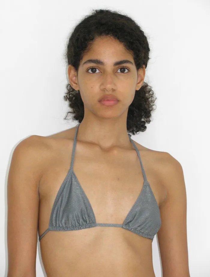Sil Top Silver Women Paloma Wool Swimwear