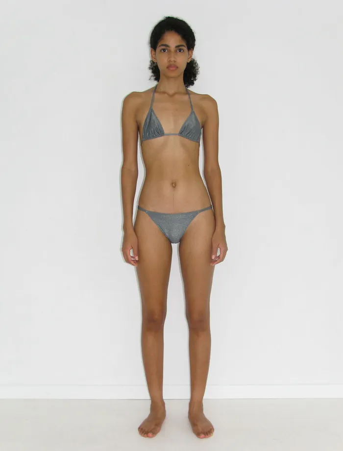Sil Top Silver Women Paloma Wool Swimwear