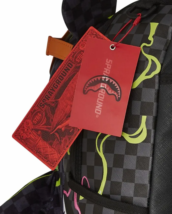 SLIME DIME MONEYBEAR TEDDYBEAR ON BACKPACK Bags SPRAYGROUND