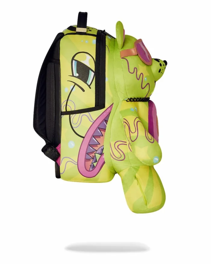 SLIME DIME MONEYBEAR TEDDYBEAR ON BACKPACK Bags SPRAYGROUND