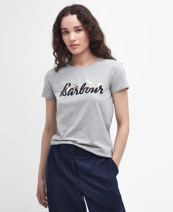 Southport TShirt Classic White Women Barbour TShirts