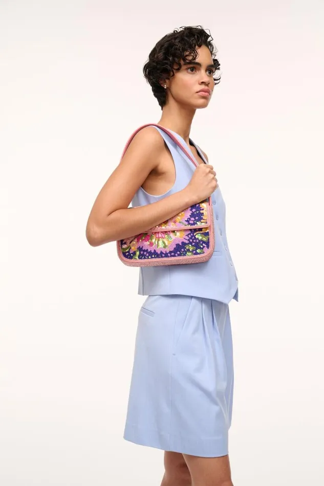 STAUD Beaded Women STAUD TOMMY BEADED BAG AURORA STAUD Beaded Women STAUD TOMMY BEADED BAG AURORA