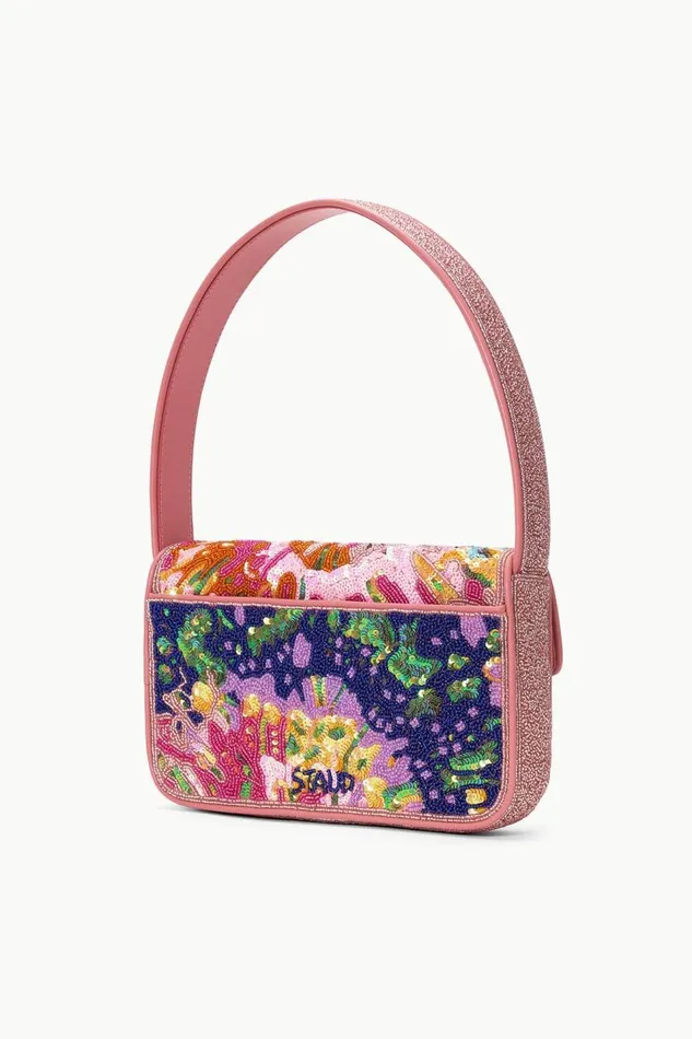 STAUD Beaded Women STAUD TOMMY BEADED BAG AURORA STAUD Beaded Women STAUD TOMMY BEADED BAG AURORA