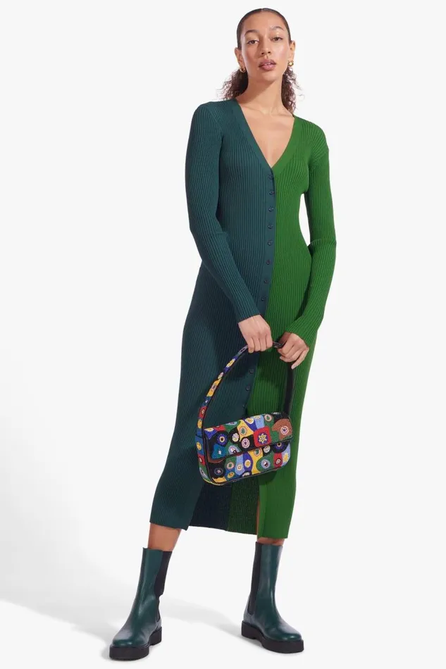 STAUD Beaded Women STAUD TOMMY BEADED BAG BLACK MILLEFIORI STAUD Beaded Women STAUD TOMMY BEADED BAG BLACK MILLEFIORI