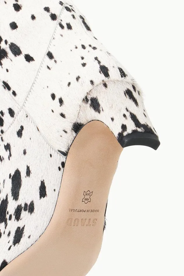 STAUD Boots Women STAUD WESTERN WALLY BOOT BLACK and WHITE HAIRCALF STAUD Boots Women STAUD WESTERN WALLY BOOT BLACK and WHITE HAIRCALF