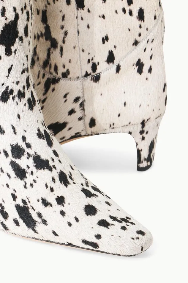 STAUD Boots Women STAUD WESTERN WALLY BOOT BLACK and WHITE HAIRCALF STAUD Boots Women STAUD WESTERN WALLY BOOT BLACK and WHITE HAIRCALF