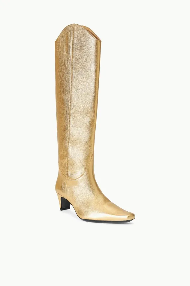 STAUD Boots Women STAUD WESTERN WALLY BOOT GOLD STAUD Boots Women STAUD WESTERN WALLY BOOT GOLD
