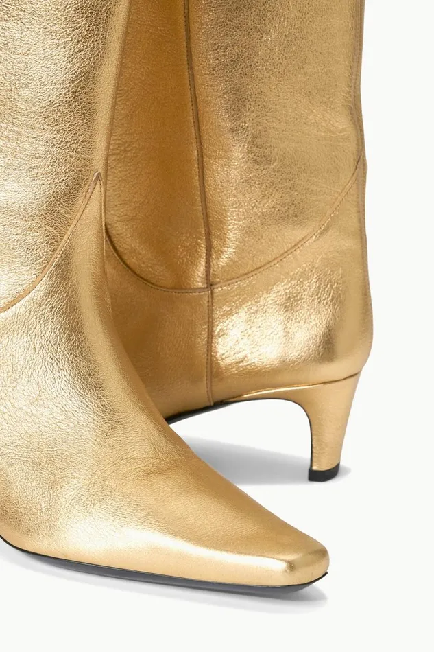 STAUD Boots Women STAUD WESTERN WALLY BOOT GOLD STAUD Boots Women STAUD WESTERN WALLY BOOT GOLD