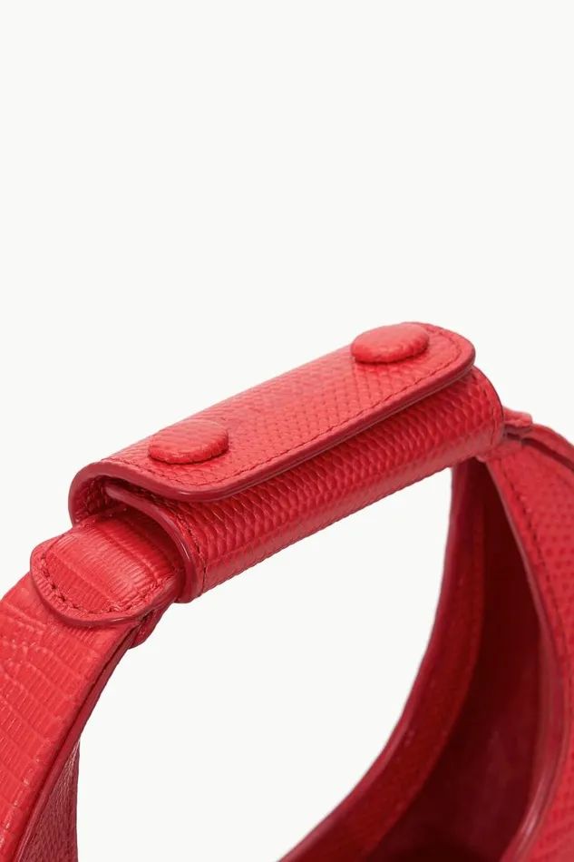 STAUD Crossbody Women STAUD GOODNIGHT MOON BAG RED ROSE STAUD Crossbody Women STAUD GOODNIGHT MOON BAG RED ROSE