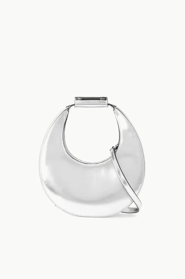 STAUD Crossbody Women STAUD MINI MOON BAG CHROME
