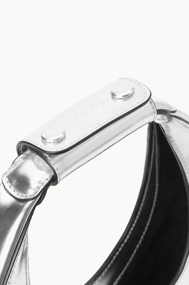 STAUD Crossbody Women STAUD MINI MOON BAG CHROME STAUD Crossbody Women STAUD MINI MOON BAG CHROME