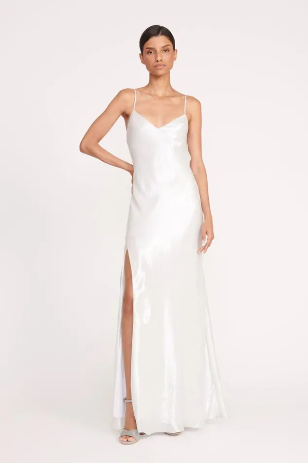 STAUD Dresses Women STAUD ALEXA DRESS SILVER