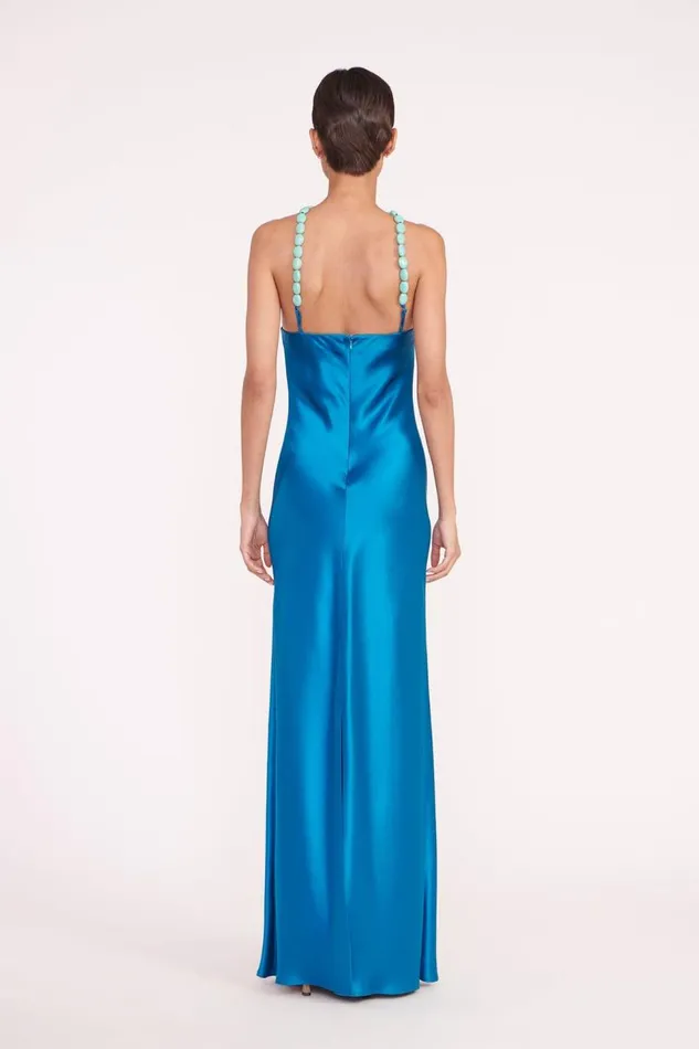 STAUD Dresses Women STAUD CADENCE DRESS ISLAND BLUE STAUD Dresses Women STAUD CADENCE DRESS ISLAND BLUE