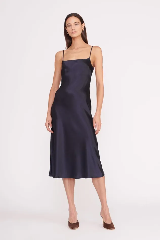 STAUD Dresses Women STAUD MEANDER DRESS NAVY