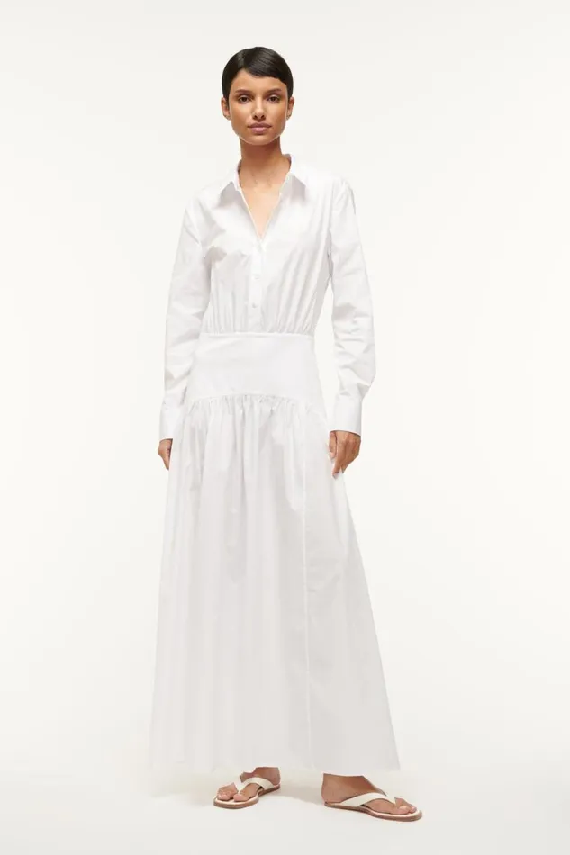 STAUD Dresses Women STAUD ROCCO DRESS WHITE