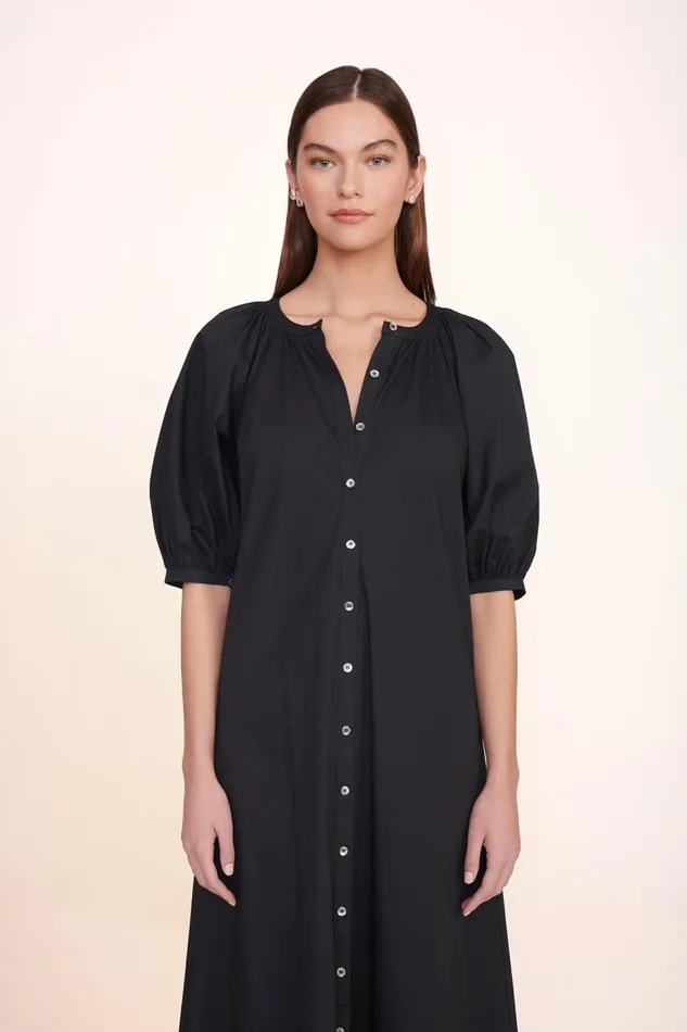 STAUD Dresses Women STAUD VINCENT DRESS BLACK STAUD Dresses Women STAUD VINCENT DRESS BLACK