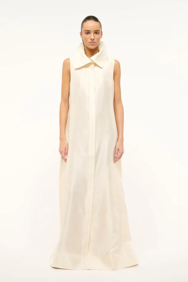 STAUD Dresses Women STAUD VINNY DRESS IVORY