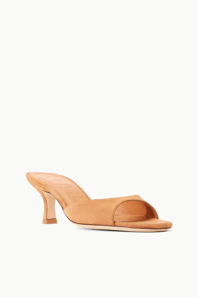 STAUD Heels Women STAUD BRIGITTE MULE TAN SUEDE STAUD Heels Women STAUD BRIGITTE MULE TAN SUEDE