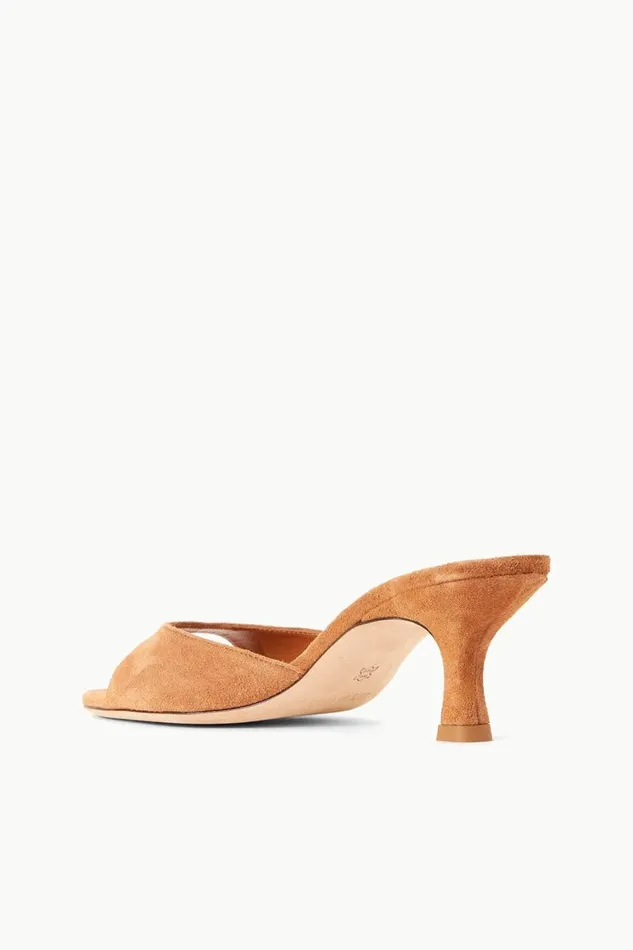 STAUD Heels Women STAUD BRIGITTE MULE TAN SUEDE STAUD Heels Women STAUD BRIGITTE MULE TAN SUEDE