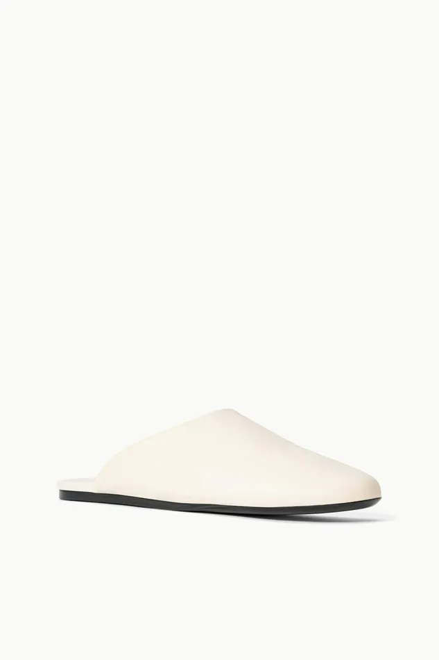 STAUD Mules and Flats Women STAUD ABBY SLIPPER CREAM STAUD Mules and Flats Women STAUD ABBY SLIPPER CREAM