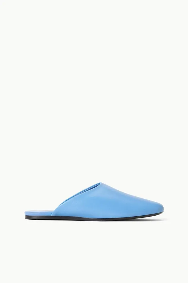 STAUD Mules and Flats Women STAUD ABBY SLIPPER STAUD BLUE