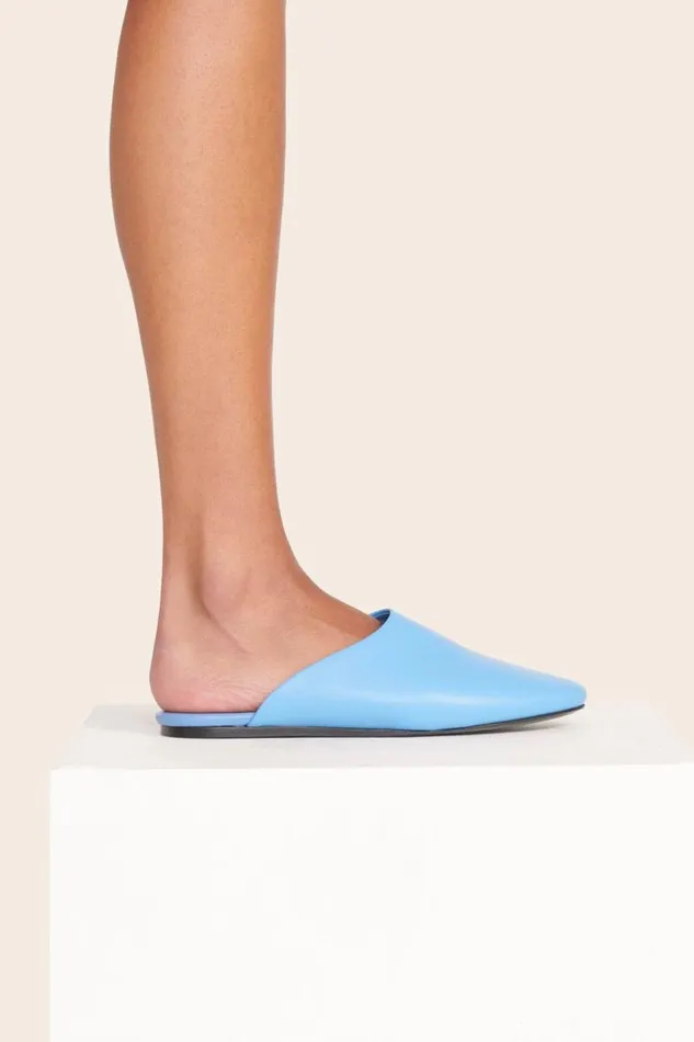 STAUD Mules and Flats Women STAUD ABBY SLIPPER STAUD BLUE STAUD Mules and Flats Women STAUD ABBY SLIPPER STAUD BLUE