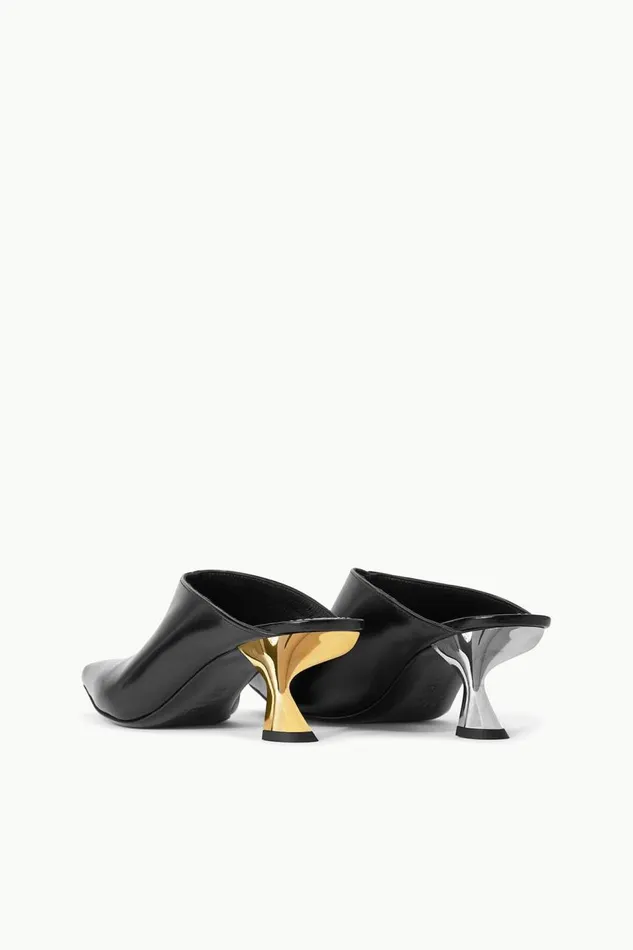 STAUD Mules and Flats Women STAUD JAX MULE BLACK METALS STAUD Mules and Flats Women STAUD JAX MULE BLACK METALS