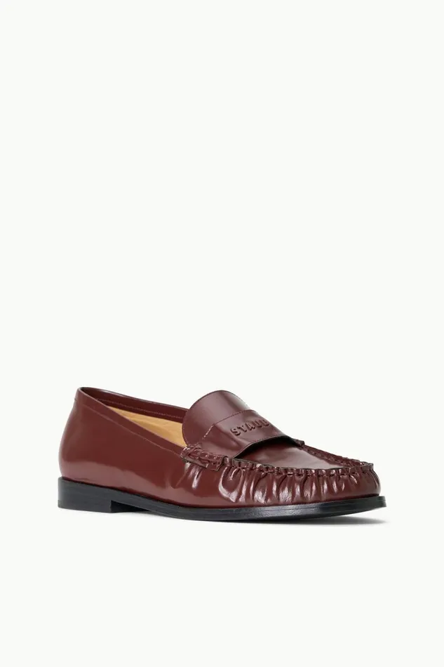 STAUD Mules and Flats Women STAUD LOULOU LOAFER MAHOGANY STAUD Mules and Flats Women STAUD LOULOU LOAFER MAHOGANY