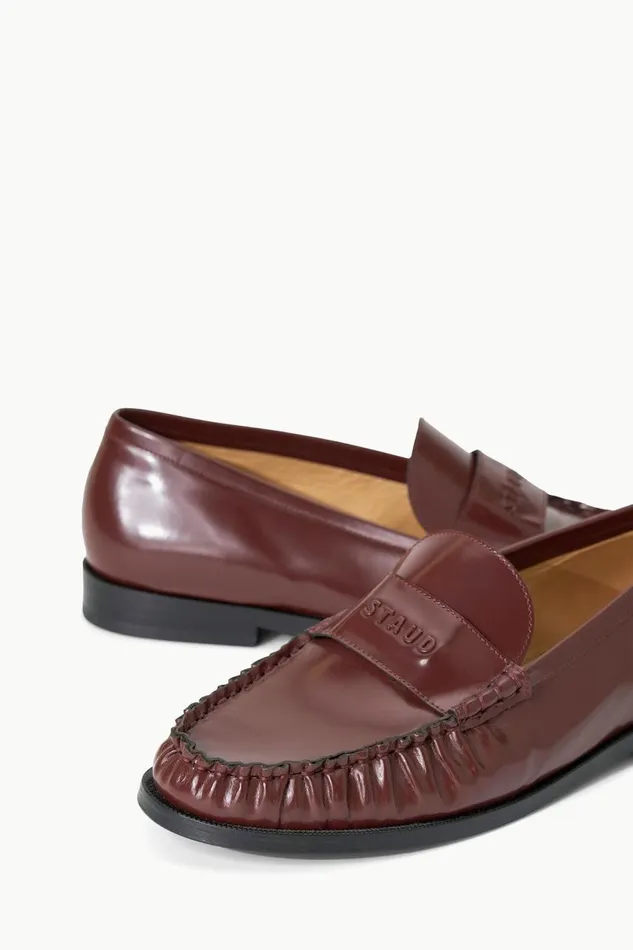 STAUD Mules and Flats Women STAUD LOULOU LOAFER MAHOGANY STAUD Mules and Flats Women STAUD LOULOU LOAFER MAHOGANY