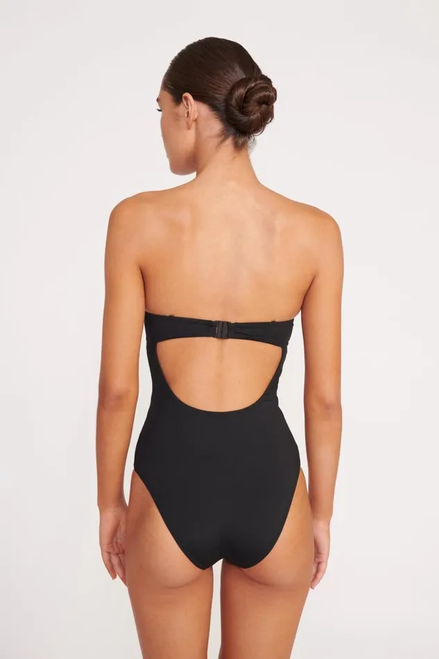 STAUD One Pieces Women STAUD MAEVE ONE PIECE BLACK WHITE STAUD One Pieces Women STAUD MAEVE ONE PIECE BLACK WHITE