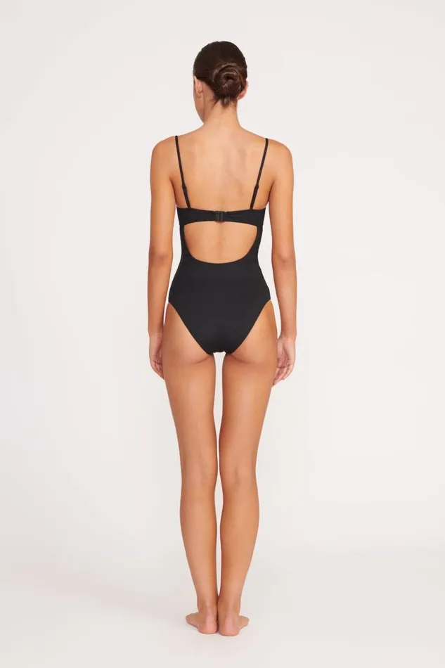 STAUD One Pieces Women STAUD MAEVE ONE PIECE BLACK WHITE STAUD One Pieces Women STAUD MAEVE ONE PIECE BLACK WHITE
