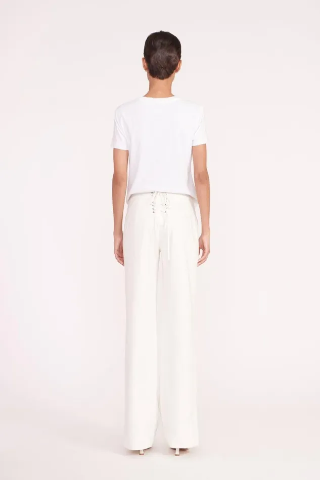 STAUD Pants and Shorts Women STAUD CARTER PANT WHITE STAUD Pants and Shorts Women STAUD CARTER PANT WHITE