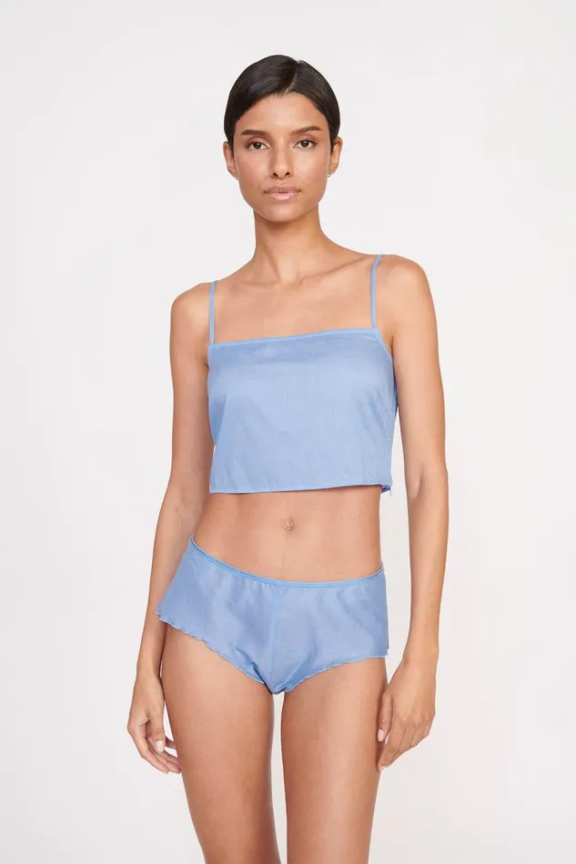 STAUD Pants and Shorts Women STAUD SHOSHANA SHORT AZURE STAUD Pants and Shorts Women STAUD SHOSHANA SHORT AZURE