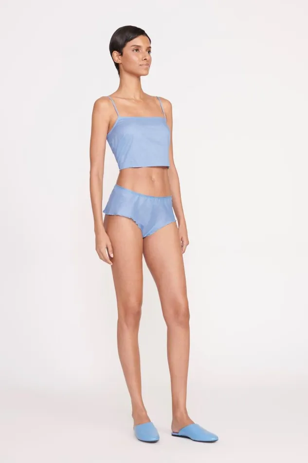 STAUD Pants and Shorts Women STAUD SHOSHANA SHORT AZURE STAUD Pants and Shorts Women STAUD SHOSHANA SHORT AZURE