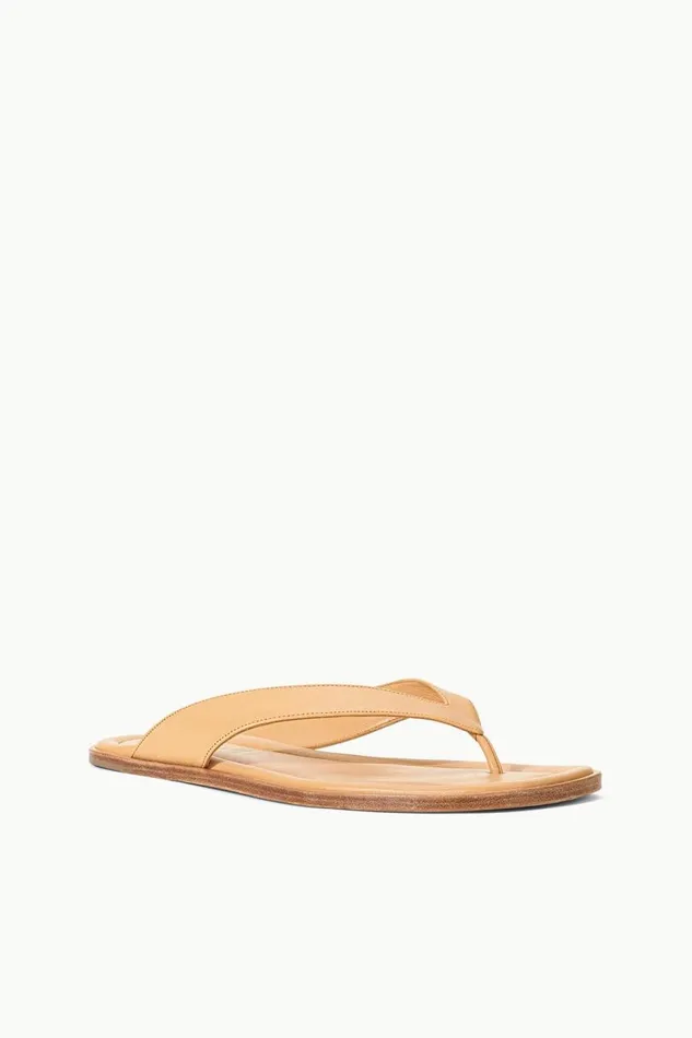 STAUD Sandals Women STAUD DANTE THONG SLIDE PORCINI STAUD Sandals Women STAUD DANTE THONG SLIDE PORCINI
