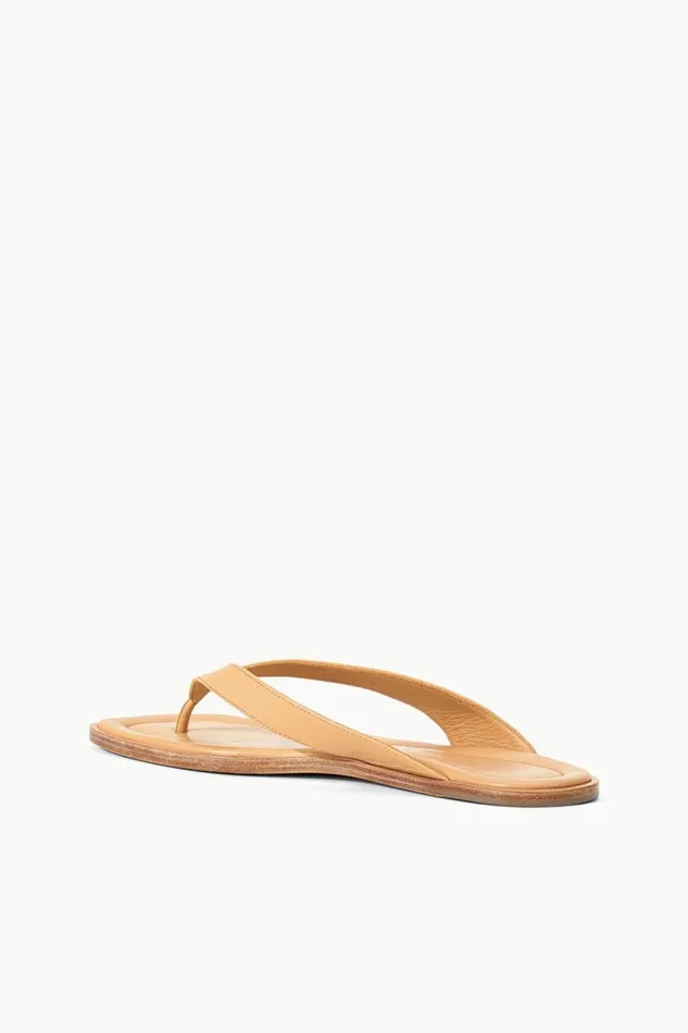 STAUD Sandals Women STAUD DANTE THONG SLIDE PORCINI STAUD Sandals Women STAUD DANTE THONG SLIDE PORCINI