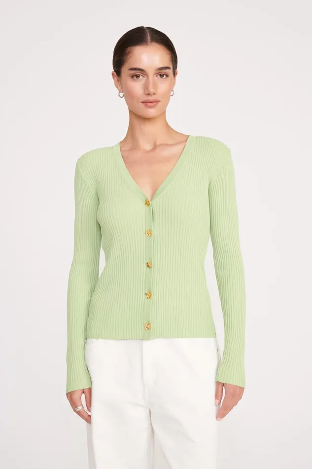 STAUD Tops Women STAUD CARGO SWEATER MATCHA