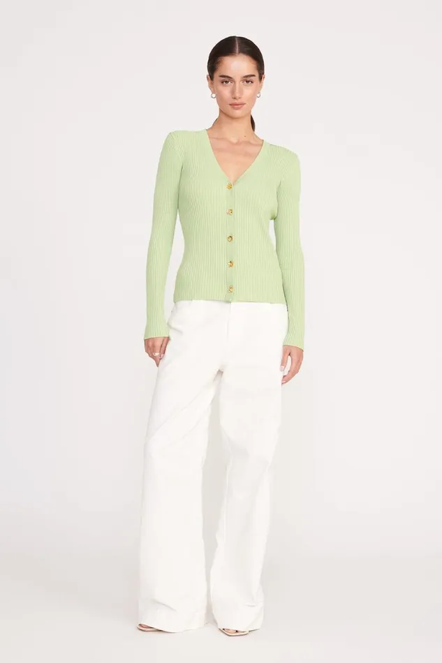 STAUD Tops Women STAUD CARGO SWEATER MATCHA STAUD Tops Women STAUD CARGO SWEATER MATCHA