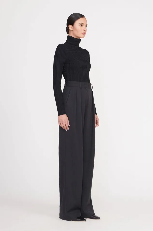 STAUD Tops Women STAUD JACE TOP BLACK STAUD Tops Women STAUD JACE TOP BLACK