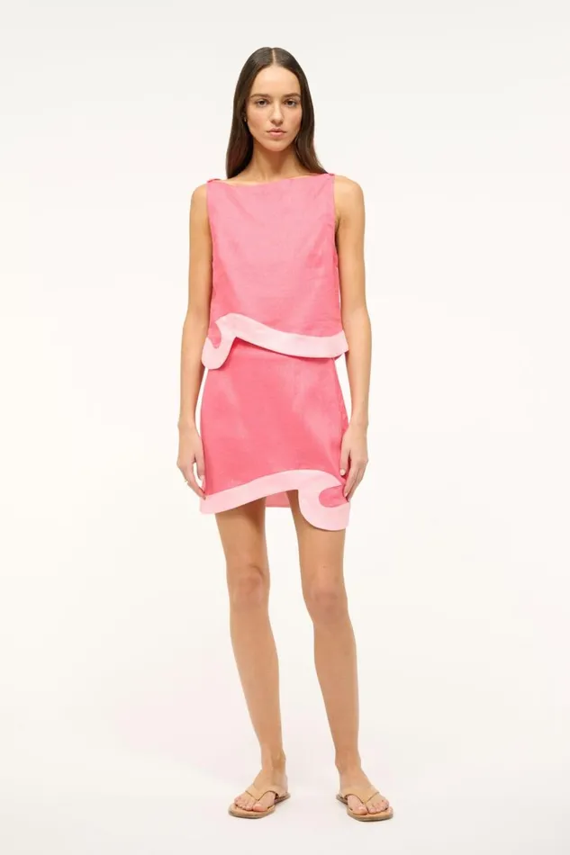 STAUD Tops Women STAUD RAPHAEL TOP CORAL PARADISE PEARL PINK STAUD Tops Women STAUD RAPHAEL TOP CORAL PARADISE PEARL PINK