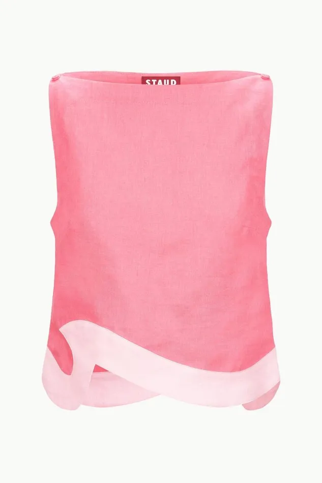 STAUD Tops Women STAUD RAPHAEL TOP CORAL PARADISE PEARL PINK STAUD Tops Women STAUD RAPHAEL TOP CORAL PARADISE PEARL PINK