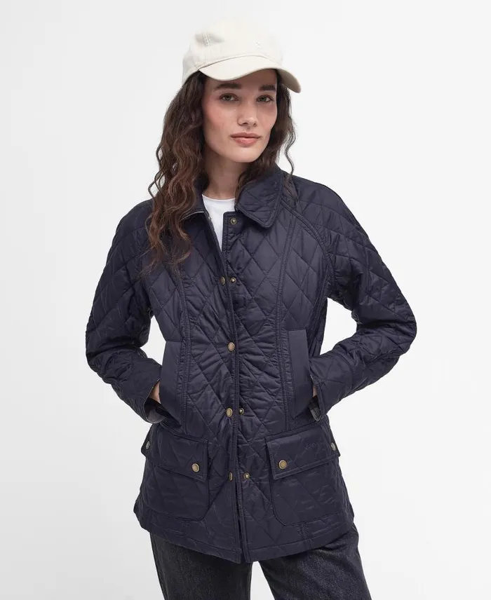 Summer Beadnell Quilted Jacket Pearl Women Barbour Quilted Jackets